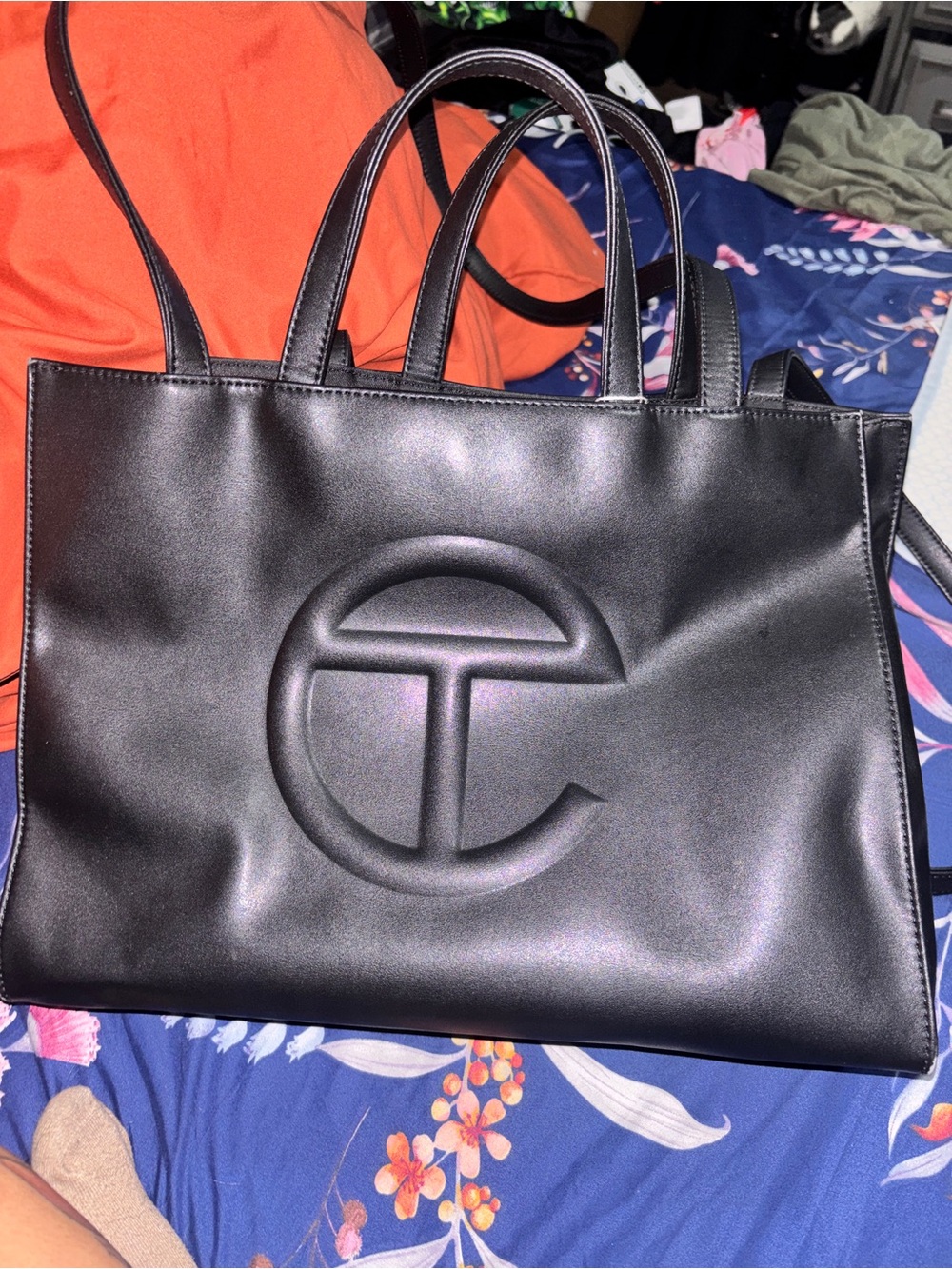 Telfar Black medium shopping bag